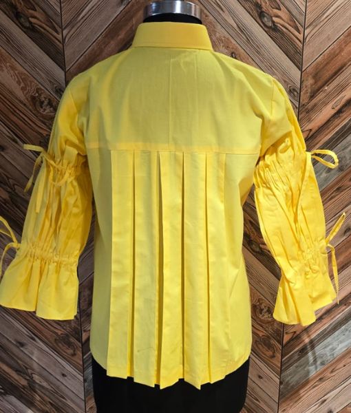Soleil pleated back shirt  