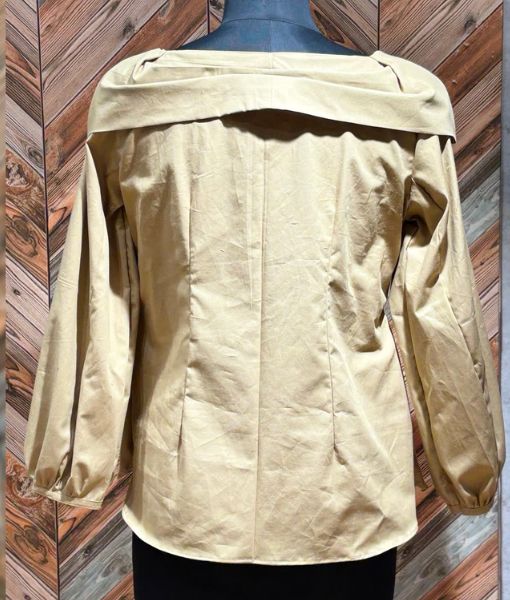 Golden Mist Draped Top